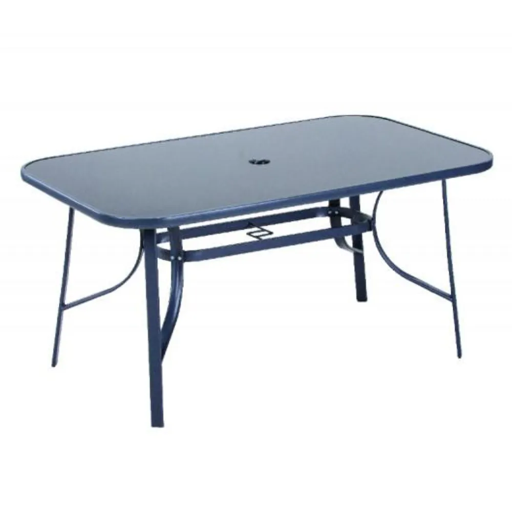 Baštenski sto como crno sivi 150x90x71 cm