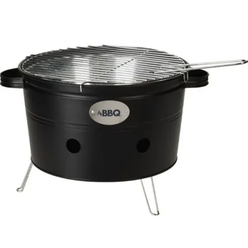 BBQ kofa 34,5x20cm, mat crna