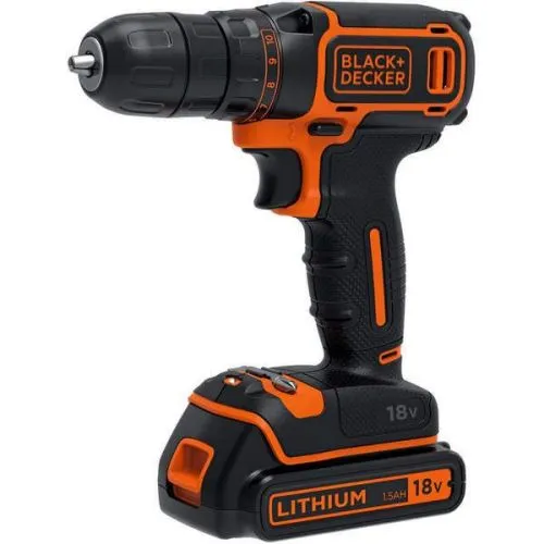 Black+Decker BDCDC18K aku bušilica odvrtač šrafilica 18V 1X1.5Ah