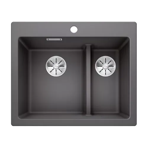 Blanco Pleon 6 S granitna sudopera 615x510mm, sa sifonom, stena siva