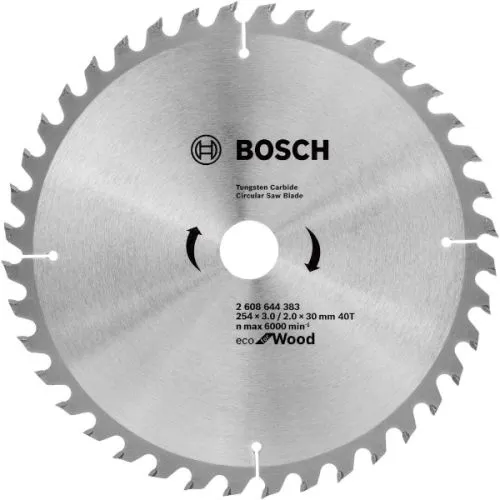 Bosch list testere kružni za drvo 254mm 40T ECO
