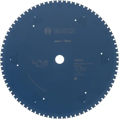 Bosch list testere kružni za čelik 355mm 80T Expert