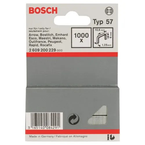 Bosch spajalica, tip 57, 10,6x1,25x6mm