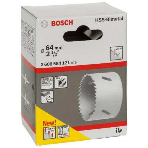 Bosch testera za otvore HSS-bimetal 64mm, 2.1/2