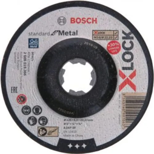 BRUSNA PLOČA IZV. X-LOCK STAND. ZA METAL 115X6MM