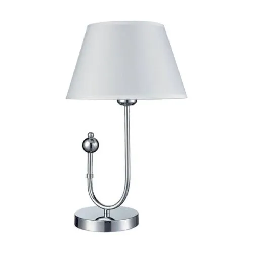 Carmen stona lampa 1xE27 bela/hrom