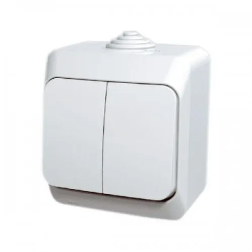 Cedar plus serijski prekidač 16A beli WDE000550