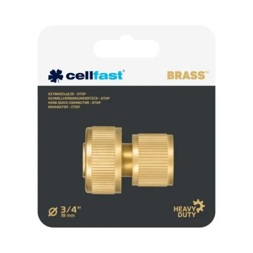 Cellfast brzi priključak za crevo mesing stop 3-4 INC