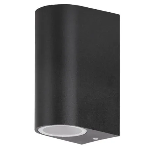 Chile spoljna zidna lampa GU10 2x35W, crna