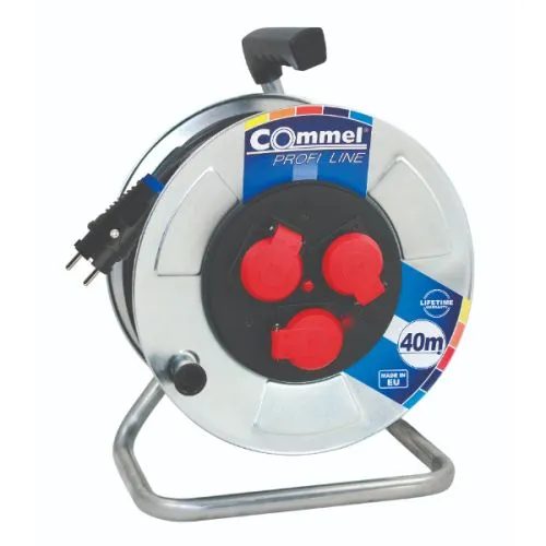 Commel kab. motalica metal. monofazna h05rr-f 3g 2,5 40m