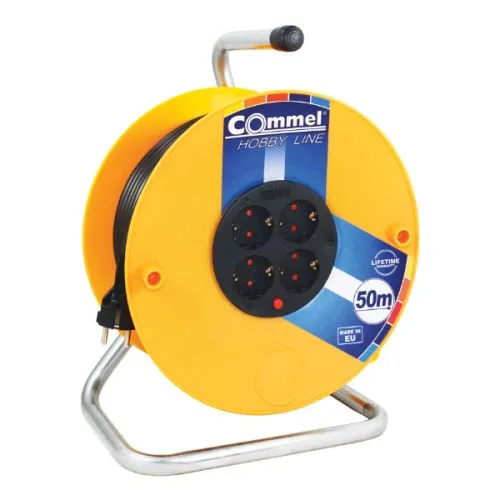 Commel kab. motalica PVC monofazna h05VV-f 3g1,5 50m