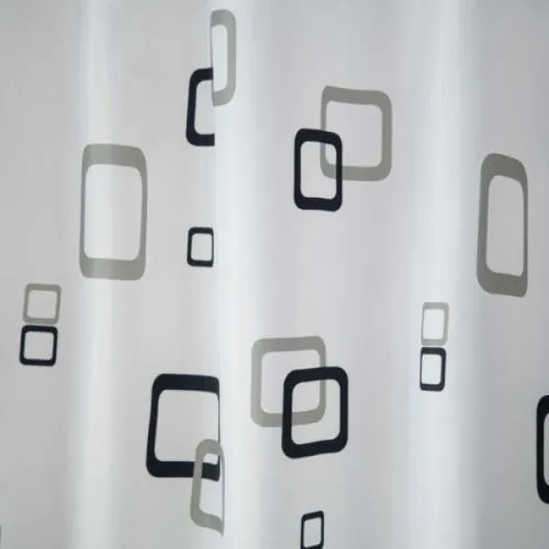 Conart kupatilska zavesa, 180x200cm, poliester, SQUARE