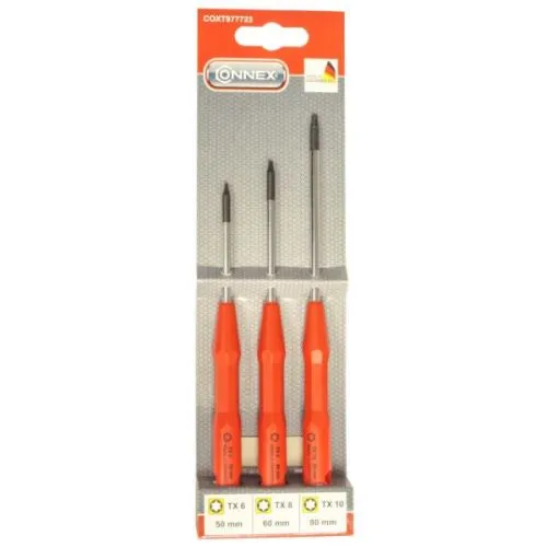 Conmetall set preciznih odvijača TX 6-10, 3 komada