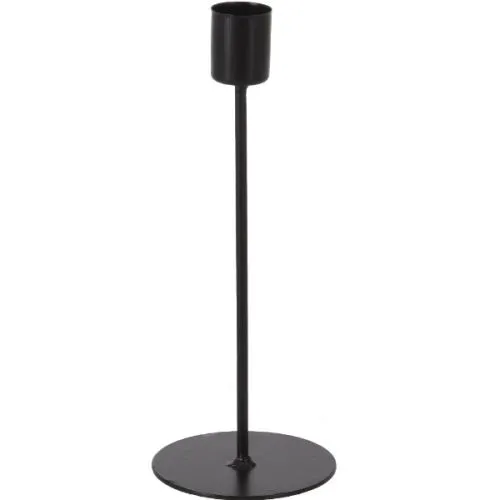 Crni svećnjak 20cm