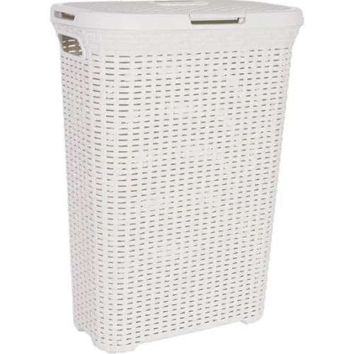 Curver korpa za veš 40l, Ratan, krem