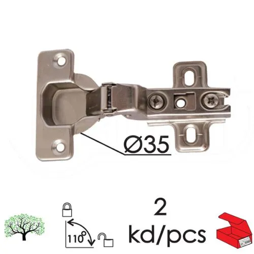Dabel šarka klap 9101 znb fi35/110` (2kom) koleno dp2