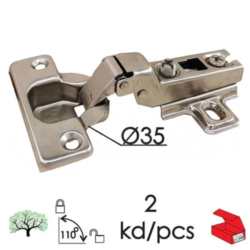 Dabel šarka klap 9101 znb fi35/110` (2kom) polukoleno