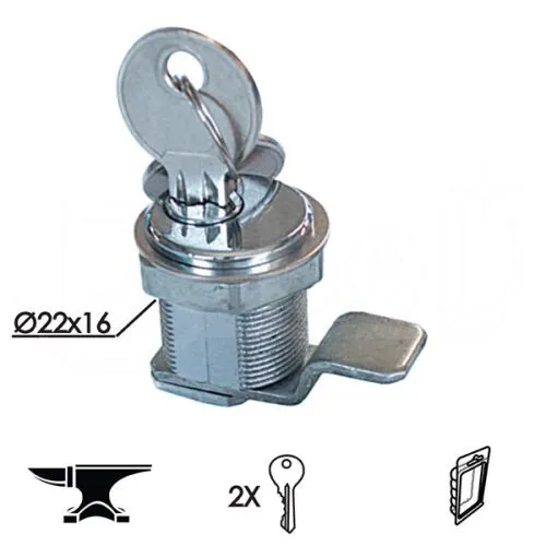 Dabel bravica za meta orman 2121 hr fi22x16 mm 90step