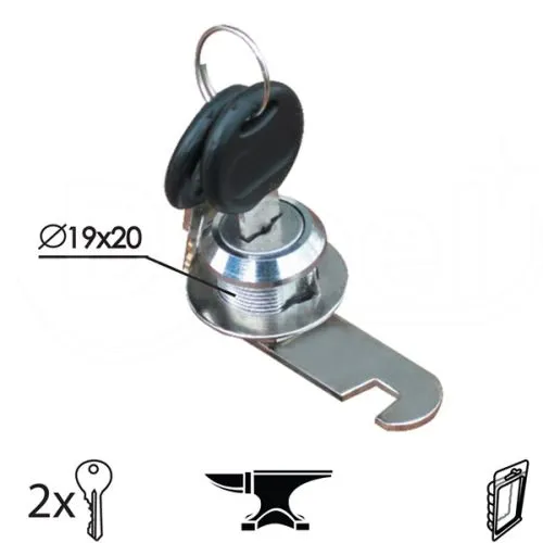 Dabel bravica za metalni orman 2110 hr fi19x20 mm 2k