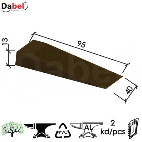 Dabel kajla za vrata KA3 Braon 95x40x13mm (2kom) DBP1