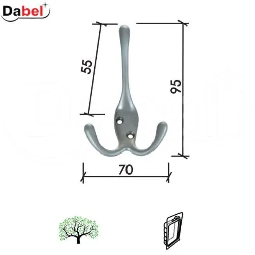 Dabel kuka za kaput i šešir v56 mat-hr 70/95/55 dbp1