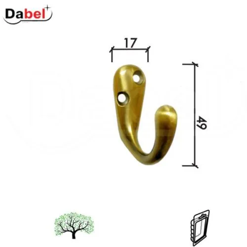 Dabel kuka za kaput v53 ms 17x49 mm (2kom) bpdq