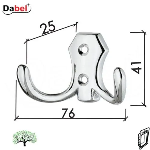 Dabel kuka za kaput v83 hr 76x41x25 mm dsp