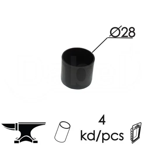 Dabel navlaka za nogare stolica sn5 crna fi28 mm (4kom)