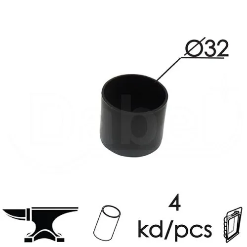 Dabel navlaka za nogare stolica sn5 crna fi32 mm (4kom)