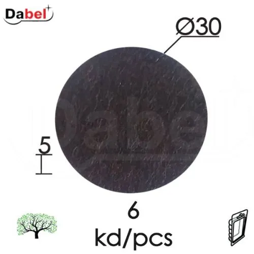 Dabel podloška filc samol. za nam f02 braon fi30x5 6kom