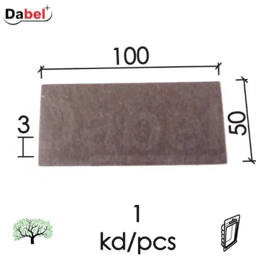 Dabel podloška filc samol. za nameš f01 bra 50x100x3