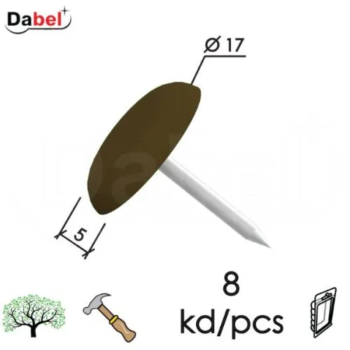 Dabel podloška pvc za nameš eks fk03 braon fi17 mm 8kom