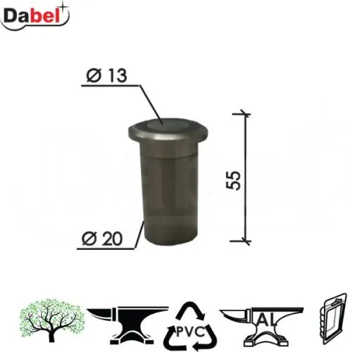Dabel rigla zaštita od prašine RP Silver rigle ukopavajuća fi14mm 19x29x25mm DP1