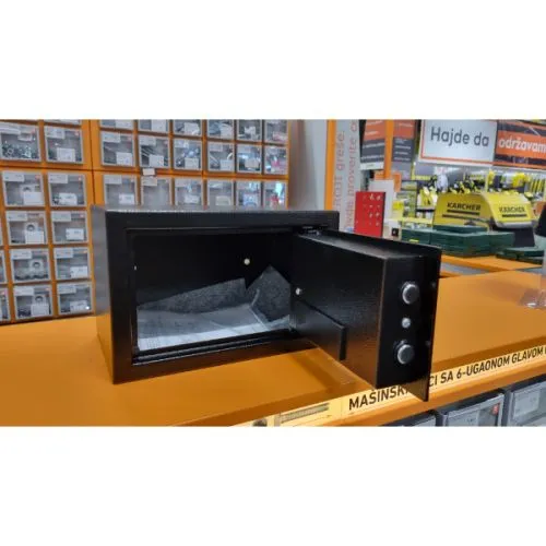 Dabel sef sa šifrom ss1 crna 200x310x200 mm