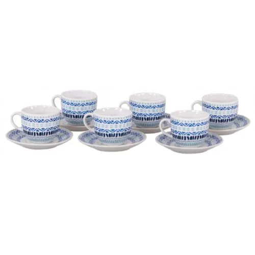 Dimo šolje set porcelan plave 80cc 6/1
