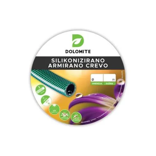 Dolomite baštensko crevo armirano silikonizirano PVC 1 50m
