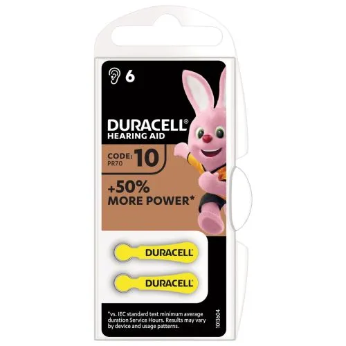 Duracell Hearing Aid 10 6 kom