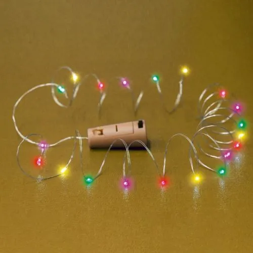 Čep za flašu sa RGB LED diodama 2 m 3x LR44