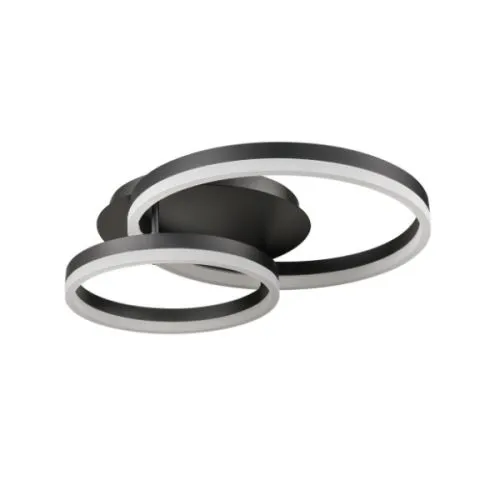 Esto RITA plafonska lampa 530x400x120 40W 3600lm 3000K crna