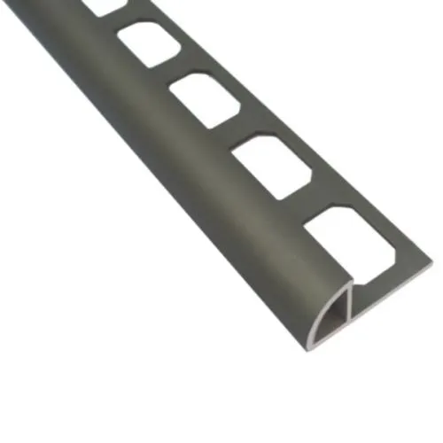 Europrofil Alu ger obli 10mm bronza mat 2.7m
