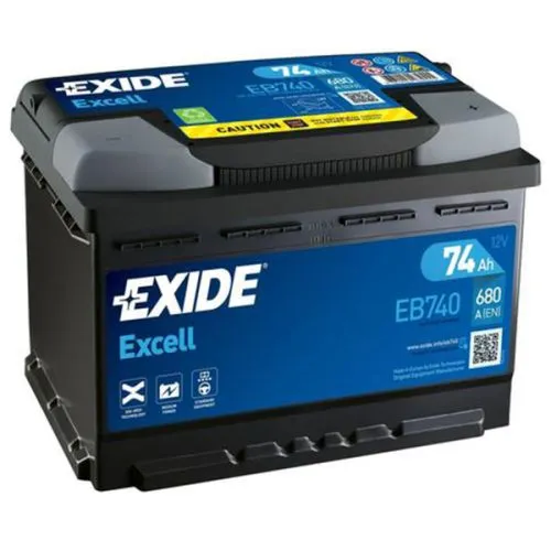 Exide akumulator 12v74ah excell