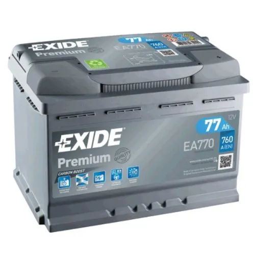 Exide akumulator 12v77ah premium