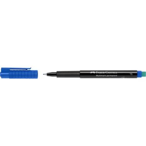 Faber Castell F flomaster, plavi