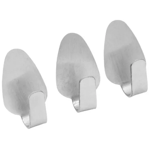 Fackelmann kukice ovalne inox 2cm 3kom