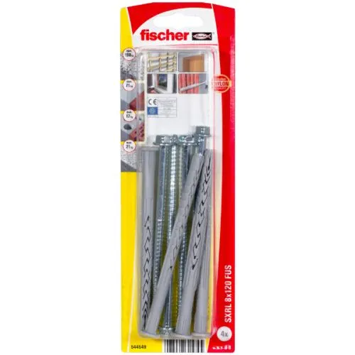 Fischer SXRL 8x120 FUS K NV tipl sa produženim telom i vijak