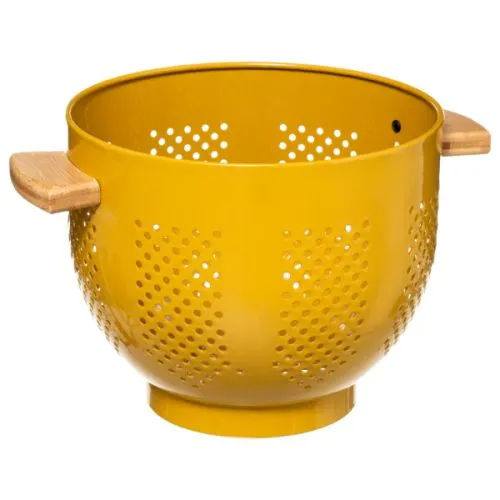 Five Modern cediljka 20cm, 29x22x18,5cm, metal, žuta