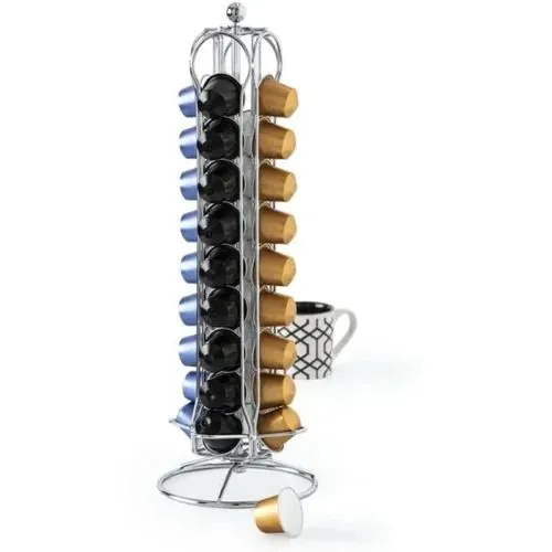 FIVE Silver 36/1 Stalak za Nespresso Kapsule Rotirajući