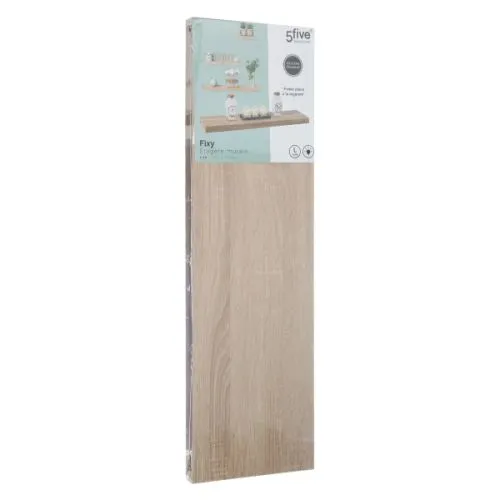 Five zidna polica 80x23,5x3,8 cm, MDF drvo, natural