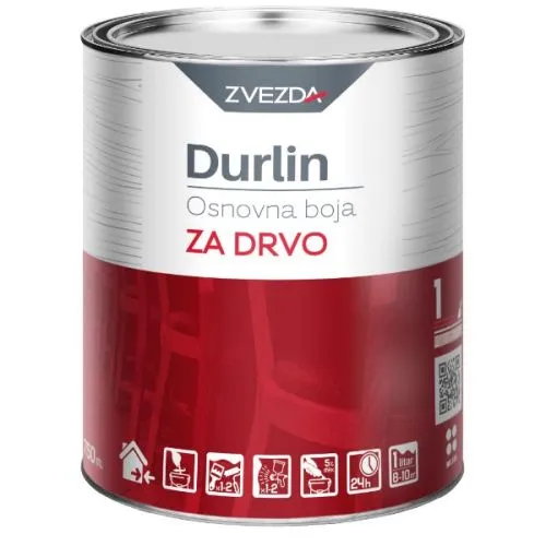 Helios Durlin osnovna boja za drvo bela 0,75l