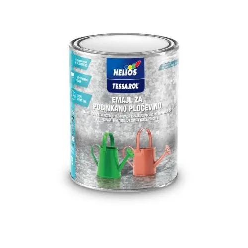 Helios Tessarol emajl za pocinkovani lim tamno sivi Ral 7024 0,75l